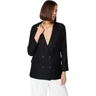 Veste Oversize Noire Trendyol - S/36 Veste Oversize Noire Trendyol - S/36