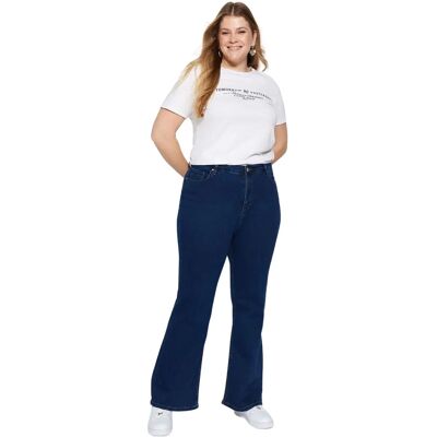 Jeans z wysokim stanem Trendyol Curve - Jeans Jeans z wysokim stanem Trendyol Curve - Jeans
