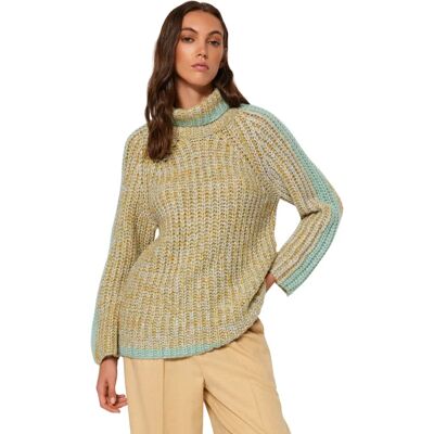 Trendyol M Kaki Pull en tricot - Femmes - Coupe régulière Trendyol M Kaki Pull en tricot - Femmes - Coupe régulière