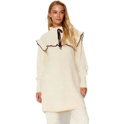 Trendyol Kremowy Model S/36/8 Sweter - Sweter Trendyol Kremowy Model S/36/8 Sweter - Sweter