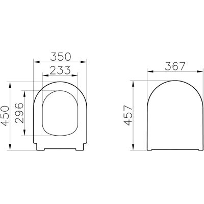 VitrA M-Line WC-Sitz Slim Wrap - Rund, Absenkautomatik, Top-Befestigung VitrA M-Line WC-Sitz Slim Wrap - Rund, Absenkautomatik, Top-Befestigung