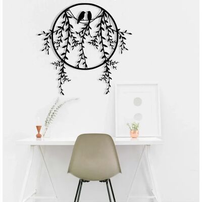 Wallity Schwarzes Metall Wandaccessoire - Wand Accessory Wallity Schwarzes Metall Wandaccessoire - Wand Accessory