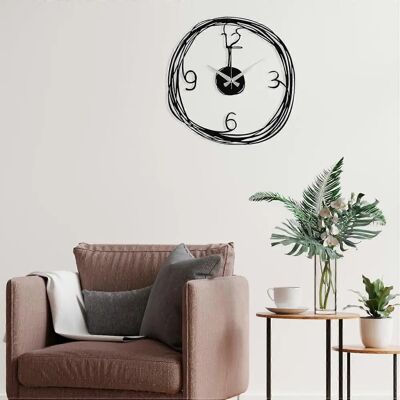 Wallity Gergo Metallischer Wanduhr - Dekorativ, Elegant, Haltbar Wallity Gergo Metallischer Wanduhr - Dekorativ, Elegant, Haltbar