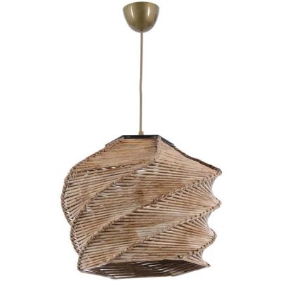 Opviq Beiger Holz Kronleuchter - Elegantes Hängelicht - Hohe Decke Opviq Beiger Holz Kronleuchter - Elegantes Hängelicht - Hohe Decke