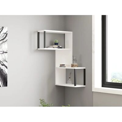 Hanah Home Lecco Półka na ścianę - Biała Hanah Home Lecco Półka na ścianę - Biała