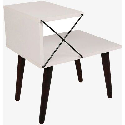 Hanah Home Nachttisch Cross - Weiß - Nachttisch Hanah Home Nachttisch Cross - Weiß - Nachttisch