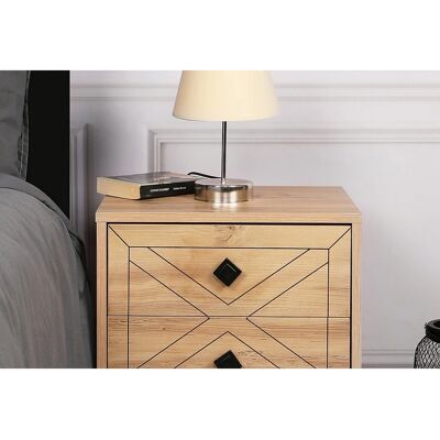 Woody Fashion Gran Furu Natbord - 2 Skuffer - Natbord Woody Fashion Gran Furu Natbord - 2 Skuffer - Natbord
