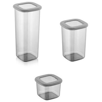 Hermia 964FRM1109 Contenant alimentaire Rectangulaire 3,5 L Gris - Publicité Hermia 964FRM1109 Contenant alimentaire Rectangulaire 3,5 L Gris - Publicité
