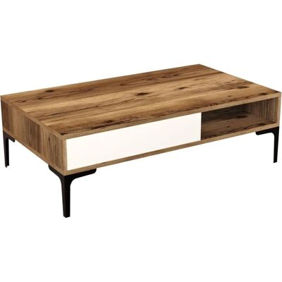 Hanah Home - Kaylani - Walnuss Creme - Couchtisch Hanah Home - Kaylani - Walnuss Creme - Couchtisch