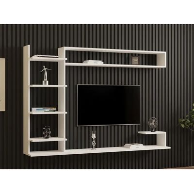 Hanah Home Noble Weiße TV Einheit - TV Möbel Hanah Home Noble Weiße TV Einheit - TV Möbel