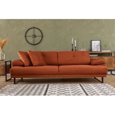 Atelier Del Sofa Mustang - Orange 3-Sitzer Schlafsofa Atelier Del Sofa Mustang - Orange 3-Sitzer Schlafsofa