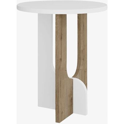 Kalune Design Luna Beistelltisch - Weiß - 40x40x47 cm - Couchtisch Kalune Design Luna Beistelltisch - Weiß - 40x40x47 cm - Couchtisch