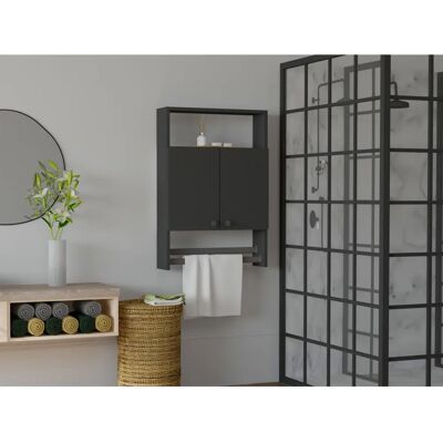Hanah Home Badezimmer-Schrank Ela - Anthrazit v2 Hanah Home Badezimmer-Schrank Ela - Anthrazit v2