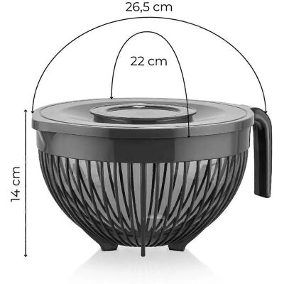 Hermia BNM-0971 Capot de Blender - Noir - Publicité Hermia BNM-0971 Capot de Blender - Noir - Publicité
