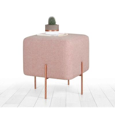 Atelier del Sofa Pink Kupfer Puff - Pouf Atelier del Sofa Pink Kupfer Puff - Pouf