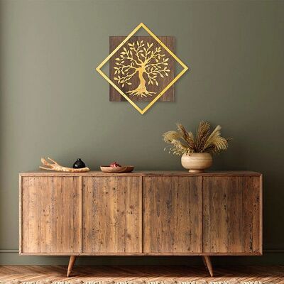 Wallity Baum v2 - Gold - Wanddekoration Wallity Baum v2 - Gold - Wanddekoration