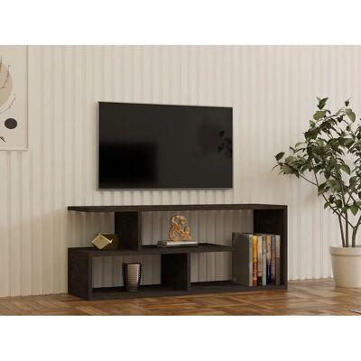 Kailua Schwarzes TV-Möbel - 1214 - Skandinavischer TV-Schrank Kailua Schwarzes TV-Möbel - 1214 - Skandinavischer TV-Schrank