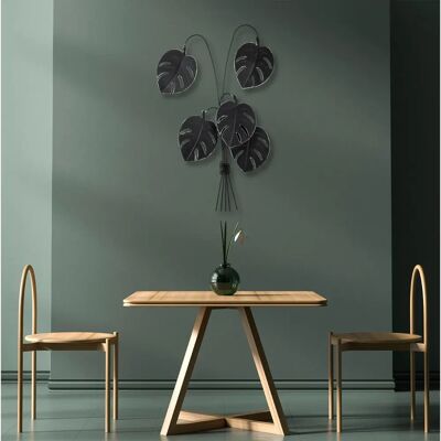 Wallxpert Decorazione da Parete Monstera in Metallo - Decorazione da Parete Wallxpert Decorazione da Parete Monstera in Metallo - Decorazione da Parete