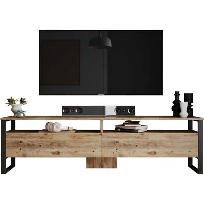 Hanah Home ML19-A TV-enhed - Modern, Holdbar, 180x56x36cm Hanah Home ML19-A TV-enhed - Modern, Holdbar, 180x56x36cm