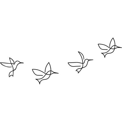 Wallity Bird Metal Wall Decor - Wall Accessory 304 Wallity Bird Metal Wall Decor - Wall Accessory 304