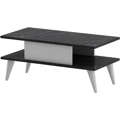 Hanah Home Couchtisch Beta - Schwarz, Weiß - Couchtisch Hanah Home Couchtisch Beta - Schwarz, Weiß - Couchtisch