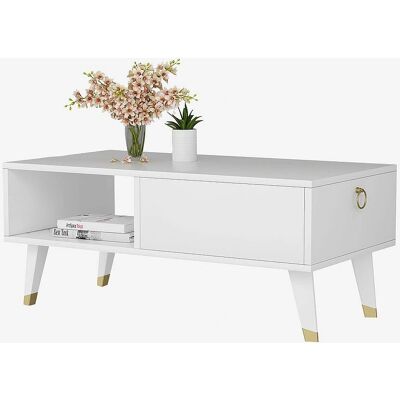 Hanah Home Mesa de Sofá Delux Blanca - Mesa de Sofá Hanah Home Mesa de Sofá Delux Blanca - Mesa de Sofá