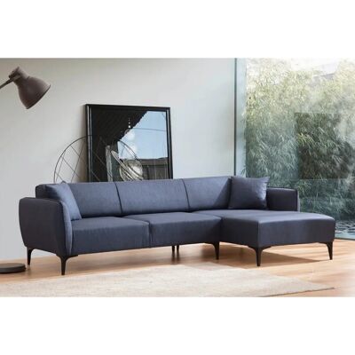 Atelier Del Sofa - Belissimo Right - Blau - 270x140x95 - Sofa Atelier Del Sofa - Belissimo Right - Blau - 270x140x95 - Sofa