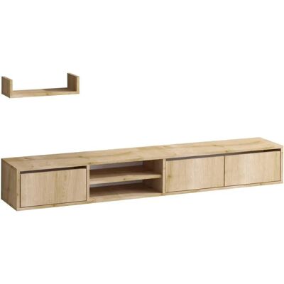 Hanah Home Heka TV-Möbel - Sapphire Oak - Modernes Design Hanah Home Heka TV-Möbel - Sapphire Oak - Modernes Design
