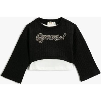 Sweatshirt crop à manches larges - Sweatshirt Sweatshirt crop à manches larges - Sweatshirt
