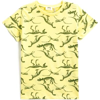 Koton Dinosaurien Kurzarm T-Shirt Rundhals - männlich - creme - 11-12 Jahre Koton Dinosaurien Kurzarm T-Shirt Rundhals - männlich - creme - 11-12 Jahre