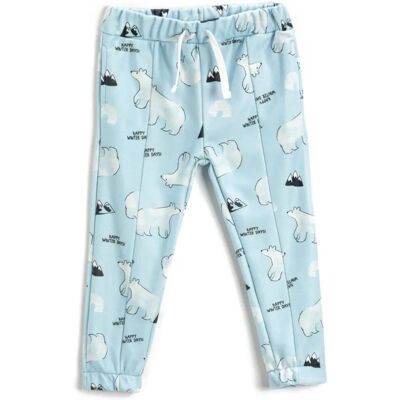 Joggeurs à imprimé ours polaire - Gris - Pantalons Joggeurs à imprimé ours polaire - Gris - Pantalons