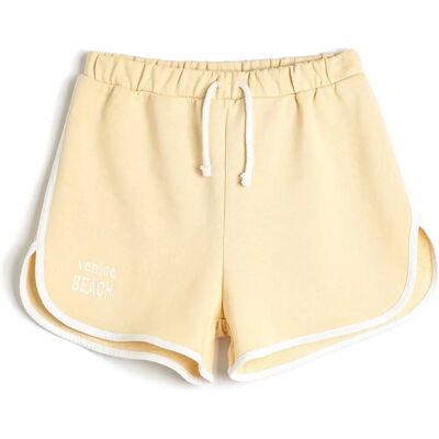 Short en coton avec lien à la taille - Femme Short en coton avec lien à la taille - Femme