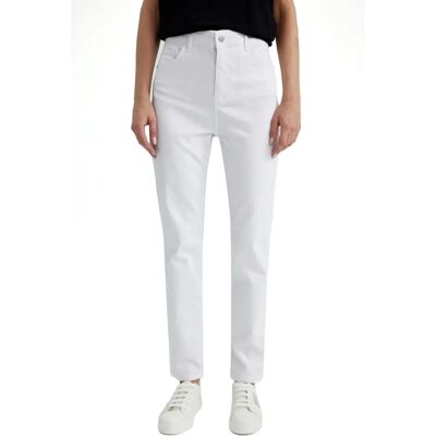 Pantalons traditionnels DEFACTO Carmela Blanc - Pantalons Pantalons traditionnels DEFACTO Carmela Blanc - Pantalons