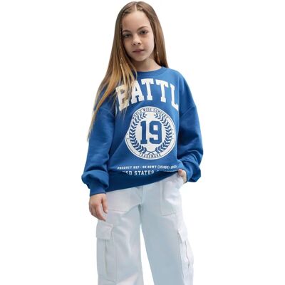 DEFACTO Dziewczęca Oversize Bluza - Wiosna DEFACTO Dziewczęca Oversize Bluza - Wiosna