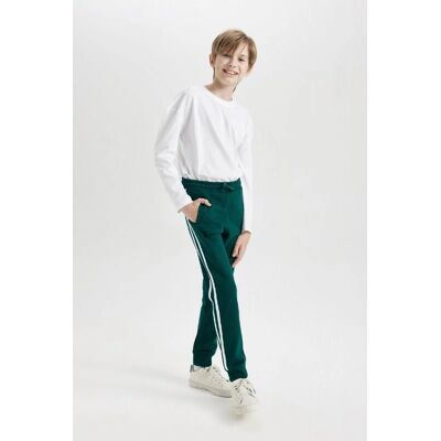 DeFacto Pantalons Garçon Gris Coupe Regular Épaisse - Pantalons DeFacto Pantalons Garçon Gris Coupe Regular Épaisse - Pantalons