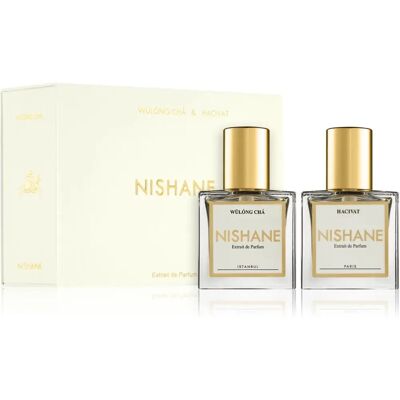 Set de Voyage Nishane Hacivat & Wulong Cha - Unisexe 2x15 ml - Publicité Set de Voyage Nishane Hacivat & Wulong Cha - Unisexe 2x15 ml - Publicité