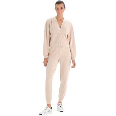 Dagi Ecru Jogger Bündchen Sweatpants - Sweatpants Dagi Ecru Jogger Bündchen Sweatpants - Sweatpants