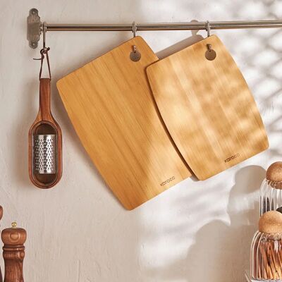 Karaca - Bade Bamboo Chopping Board Set - Cutting Board Set Karaca - Bade Bamboo Chopping Board Set - Cutting Board Set