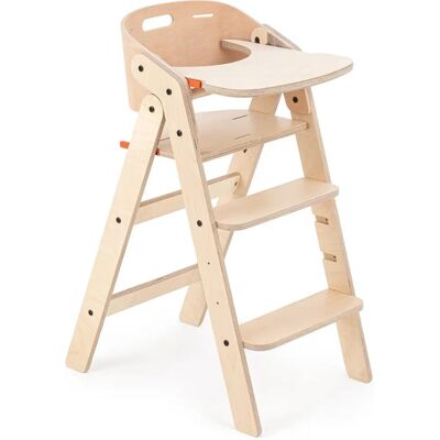 Mamatoyz MyChair Chaise Haute Pliable en Bois pour Enfants - 1-15 Ans - Publicité Mamatoyz MyChair Chaise Haute Pliable en Bois pour Enfants - 1-15 Ans - Publicité