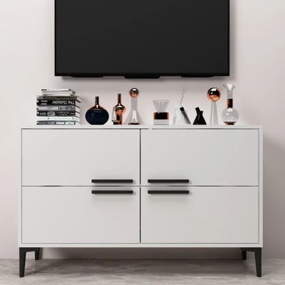 Hanah Home Szafka TV - Biała - Szafka TV Hanah Home Szafka TV - Biała - Szafka TV