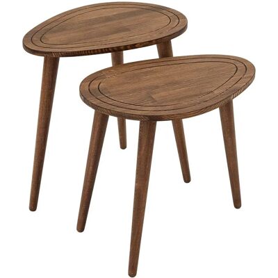 Hanah Home Walnuss Nesting Tische - 2 Stück Hanah Home Walnuss Nesting Tische - 2 Stück