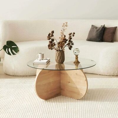 Hanah Home Couchtisch Bubble - Saphir Eiche - Wohnzimmertisch Hanah Home Couchtisch Bubble - Saphir Eiche - Wohnzimmertisch