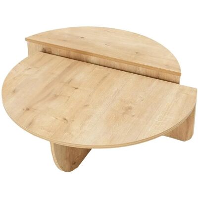 Vente-unique Natürlicher Couchtisch - Couchtisch Vente-unique Natürlicher Couchtisch - Couchtisch