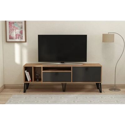 Hanah Home Aris Meuble TV - Pin Atlantique - Meuble de TV Hanah Home Aris Meuble TV - Pin Atlantique - Meuble de TV