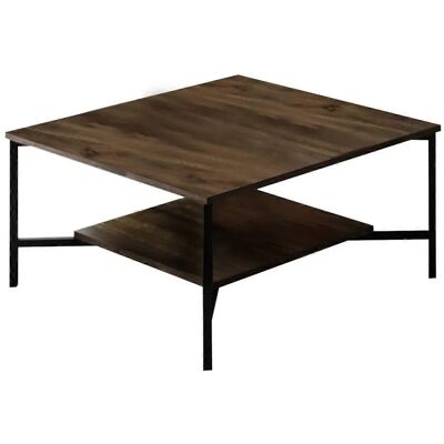 MUEBLES Z109 Walnuss Schwarzer Couchtisch MUEBLES Z109 Walnuss Schwarzer Couchtisch