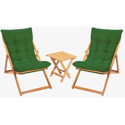 Hanah Home Gartentisch & Stühle Set - Grün - Gartentisch & Stühle Set Hanah Home Gartentisch & Stühle Set - Grün - Gartentisch & Stühle Set