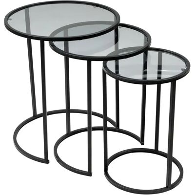 Hanah Home Alya Nesting Tables - Schwarz Hanah Home Alya Nesting Tables - Schwarz