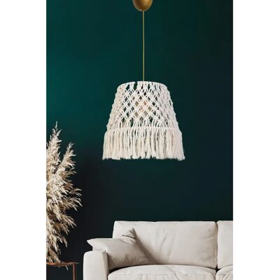 Hermia Liam Lampe Suspendue Blanche - Lampe Suspendue - Publicité Hermia Liam Lampe Suspendue Blanche - Lampe Suspendue - Publicité