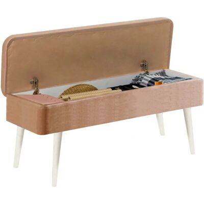 Hanah Home - Tina - Beige - 105x50x40 cm - Storage bench Hanah Home - Tina - Beige - 105x50x40 cm - Storage bench