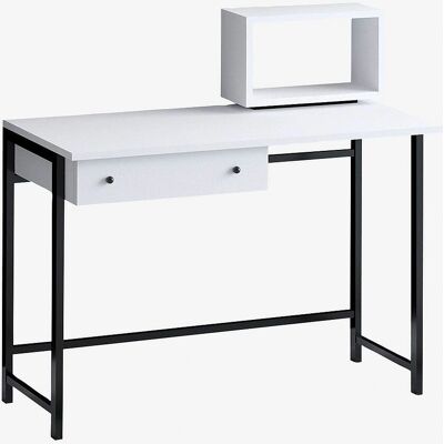 Hanah Home - Kaiser Bureau Blanc/Noir Moderne - Bureau - Publicité Hanah Home - Kaiser Bureau Blanc/Noir Moderne - Bureau - Publicité